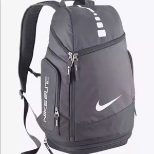NIKE AIR MAX ELITE HOOPS BASKETBALL GREY GYM BAG